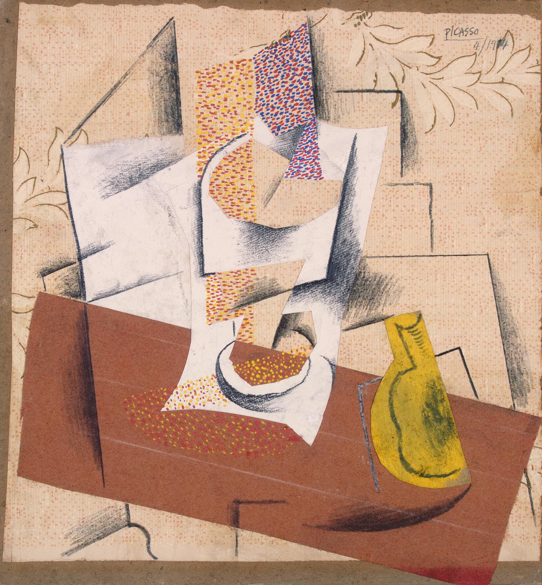 Composition with a Sliced Pear 1914